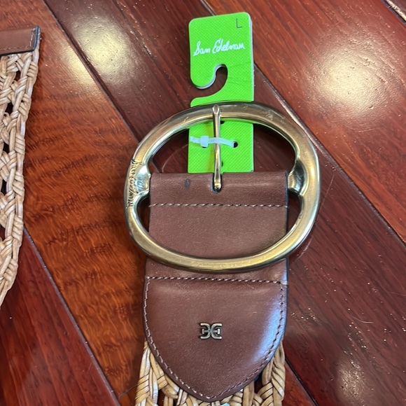 Sam Edelman Women's Tan Woven Belt - Picture 2 of 3
